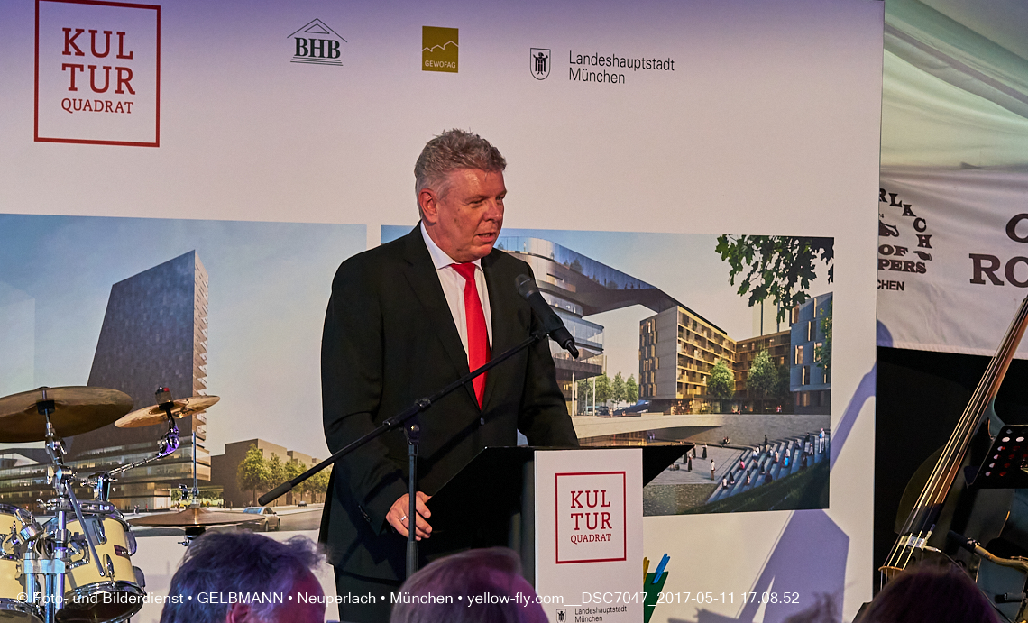 11. Mai 2017 - Grundsteinlegung für die LOGE und dem Kulturquadrat in Neuperlach